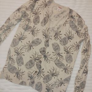 Mossimo 🍍Pineapple🌴Tropical🍍 Cardigan